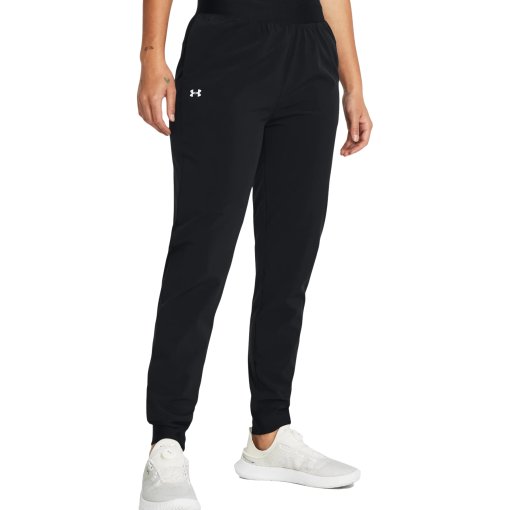 Foto de Under Armour Pantalón Mujer - UA Rival High-Rise Woven - Negro/Blanco