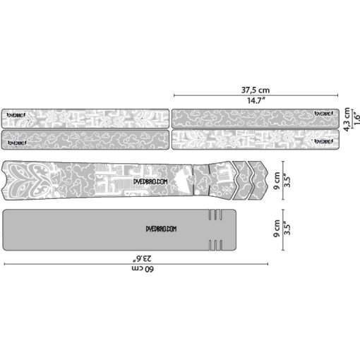 Immagine prodotto da DYEDBRO Pellicola Protettiva per Telaio - Aotearoa - white matte