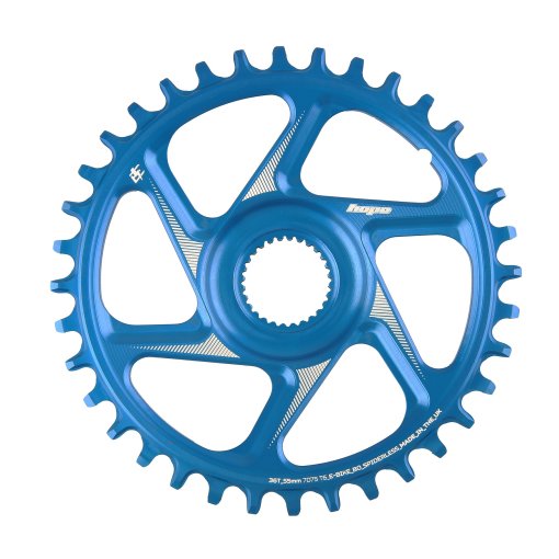 Foto de Hope Plato R22 para bicicleta eléctrica | Direct Mount | 55mm Wide | para Bosch Gen.4 - azul