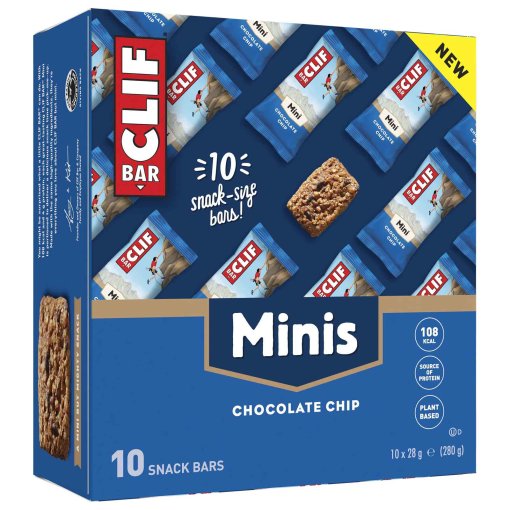 Productfoto van Clif Bar Minis - Koolhydraat-eiwitreep - Houdbaarheidsdatum 01.10.2026 - 10x28g