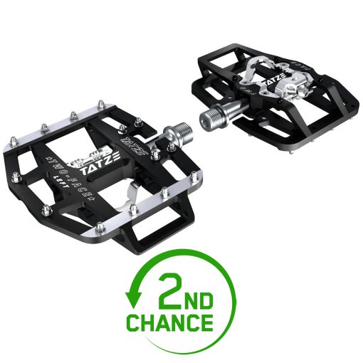 Produktbild von Tatze TWO-FACE Hybridpedale - schwarz - B-Ware