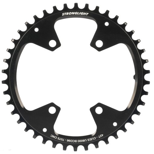 Photo produit de Stronglight Shimano CUES U8000 Plateau Vélo - Narrow Wide | 1x9/10/11s | 50mm | 96BCD - noir