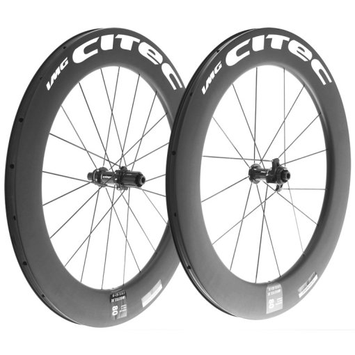 Immagine prodotto da CITEC Set di Ruote - 8000 CX / 80 Ultra DB - 28&quot; | Clincher | Centerlock - 12x100mm | 12x142mm - XDR | nero/bianco