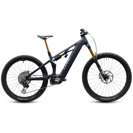 Productfoto van CUBE STEREO HYBRID ONE77 HPC SLT 800 - Carbon e-mtb - 2027 - M - XL - bluegalaxy / grey