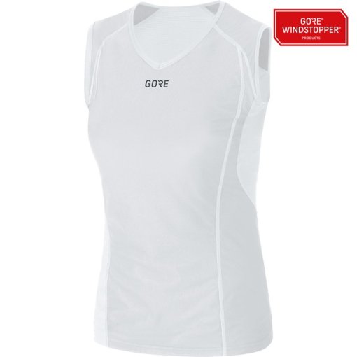 Foto de GOREWEAR Camiseta sin mangas Mujer - GORE® WINDSTOPPER® Base Layer - light grey/blanco 9201