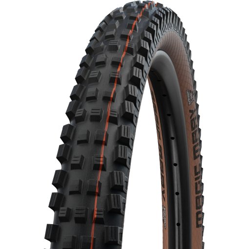 Immagine prodotto da Schwalbe Pneumatico Pieghevole - Magic Mary - Evolution | Addix Soft | Super Gravity | TLEasy - ECE-R75 - 29x2.40&quot; | Bronze Sidewall