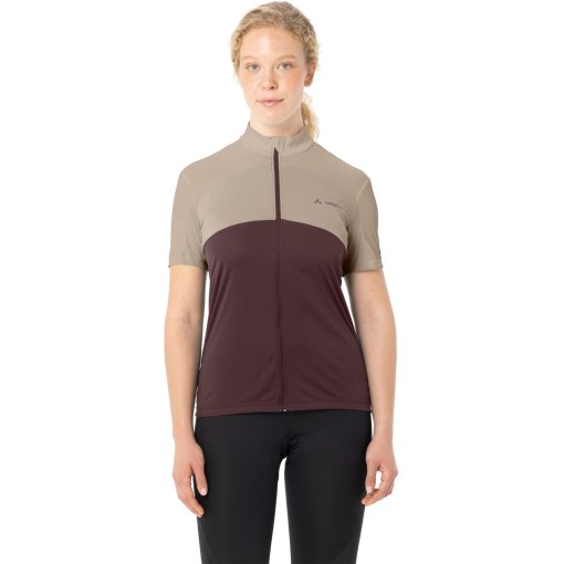 Foto de Vaude Maillot de Manga Corta Mujer - Matera Full-Zip - dark oak