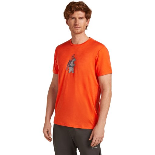 Foto de Icebreaker Camiseta Hombre - Merino 150 Tech Lite Bear Tour - Fervid