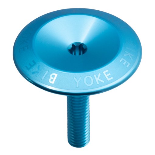 Produktbild von BikeYoke Topper - Ahead-Kappe - blau