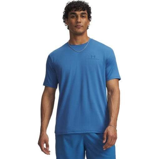 Picture of Under Armour UA Vanish Energy Short Sleeve Shirt Men - Aegean Blue/Aegean Blue