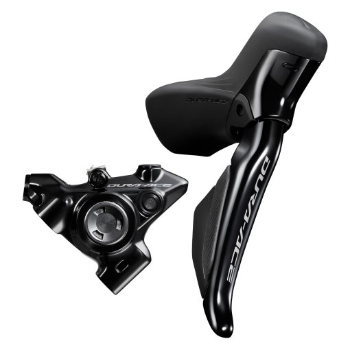 Immagine prodotto da Shimano Freno a Disco Idraulico - Dura Ace Di2 ST-R9270 + BR-R9270 - 2x12 Velocità - Flat Mount - Set Posteriore