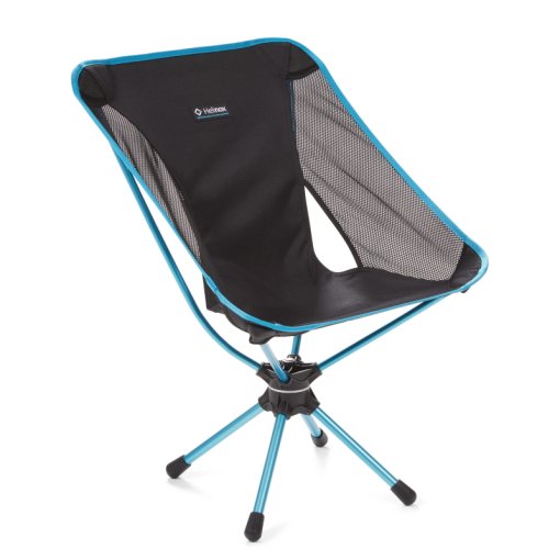 Foto de Helinox Swivel Chair - Black / O. Blue