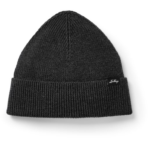 Productfoto van Lundhags Merino Gebreide beanie - Dark Grey Melange 11256