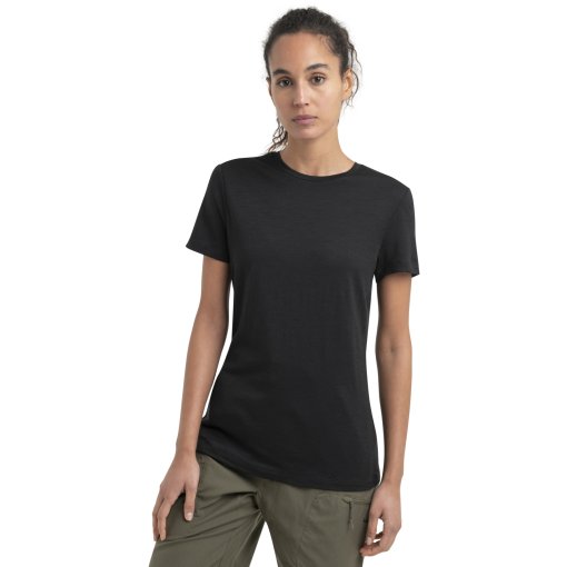 Photo produit de Icebreaker T-Shirt Femme - Merino 150 Tech Lite - Noir