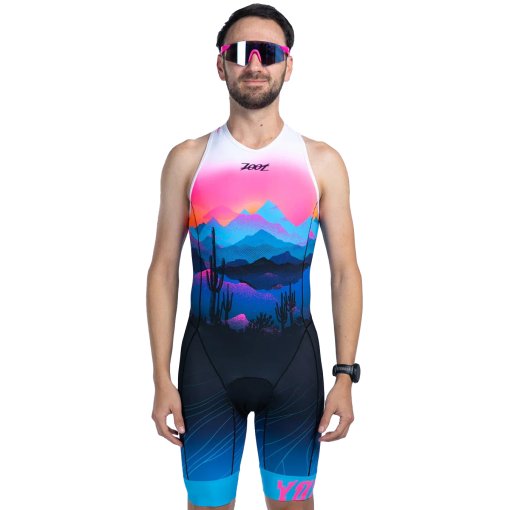 Productfoto van ZOOT Sprint Hyperglide Backzip Trisuit Heren - elements