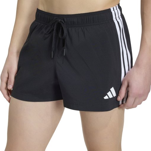 Produktbild von adidas 3-Stripes 3&quot; Badeshorts Herren - schwarz/weiß KG1668