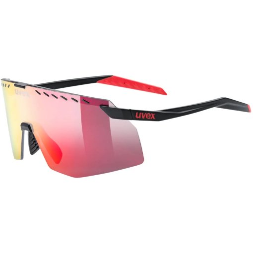 Produktbild von Uvex pace stage Fahrrad-Brille - black matt/mirror red