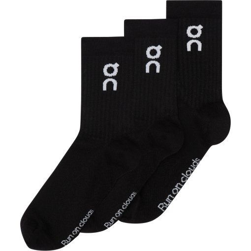 Foto de On Calcetines Largos - Logo Sock High 3-Pack Unisex - Negro
