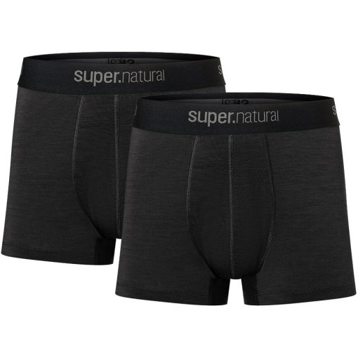 Immagine prodotto da SUPER.NATURAL Boxer Confezione da 2 Uomo - Tundra175 - Jet Black/Jet Black