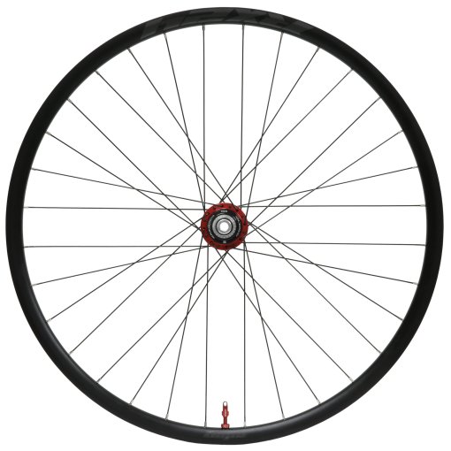 Immagine prodotto da Hope Ruota Posteriore - RX24 - Pro 5 - 28&quot; | Clincher | 28 Fori | Centerlock - 12x142mm - Micro Spline | rosso