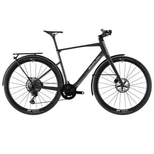 Produktbild von Simplon GRID 365 eLight ESSENTIAL - Carbon City E-Bike – 2026 - Graphite Grey/Polished Silver
