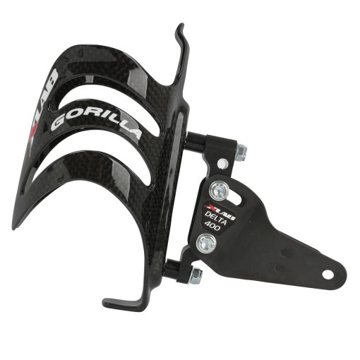 XLAB Delta 400 Adapter + Gorilla Carbon Bottle Cage - black | BIKE24