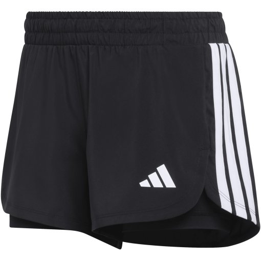 Photo produit de adidas Pacer Workout Woven Short 2-en-1 pour femme - noir KD9742