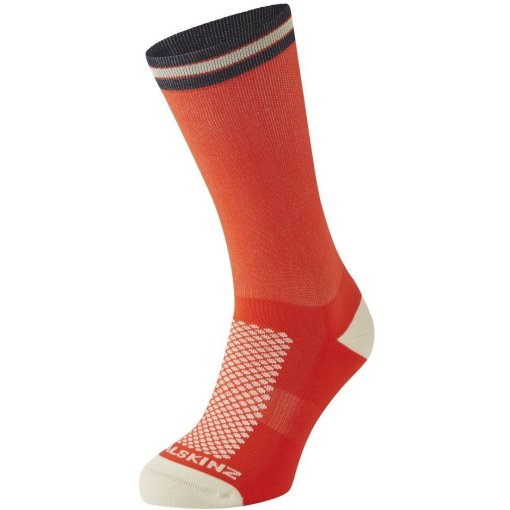 Zdjęcie: SealSkinz Caister Sredniej Długości Skarpety Rowerowe - Orange