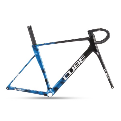 Photo produit de CUBE Ensemble Cadre Route Carbone - LITENING AIR C:68X - 2024 - Team ICW