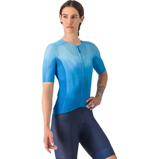 Foto de Castelli Maillot de Manga Corta Mujer - Climber&#039;s A/C - aquamarine 460