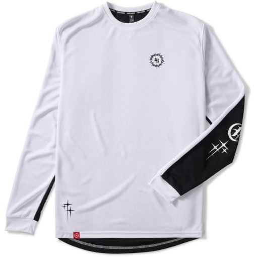 Immagine prodotto da Loose Riders Maglia a Maniche Lunghe Uomo - C/S Two Tone - 2 Tone White