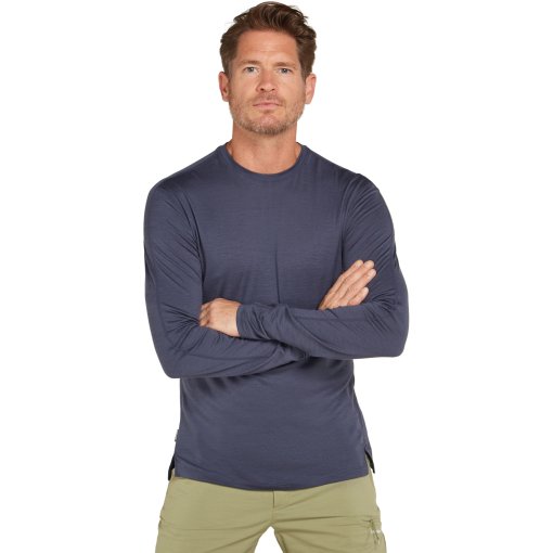 Photo produit de Icebreaker T-Shirt Manches Longues Homme - 150 MerinoFine™ Ace - Graphite