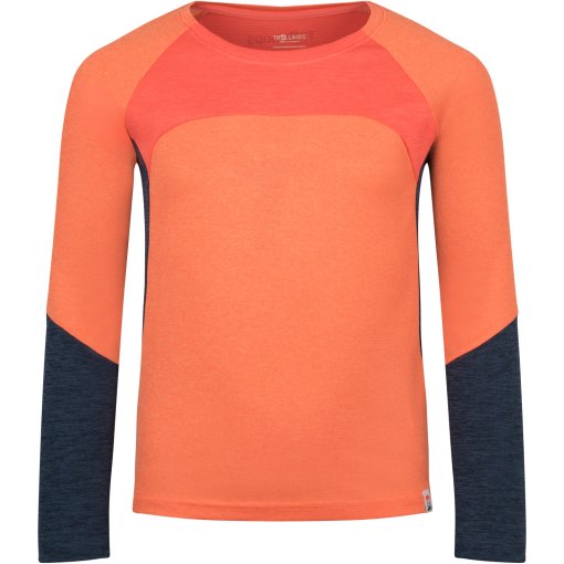 Foto de Trollkids Camiseta de Manga Larga Niña - Seiland - Mellow Peach/Watermelon