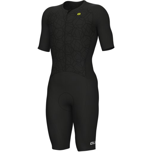 Picture of Alé TRIATHLON Focus Short Sleeve Tri Skinsuit Men - black