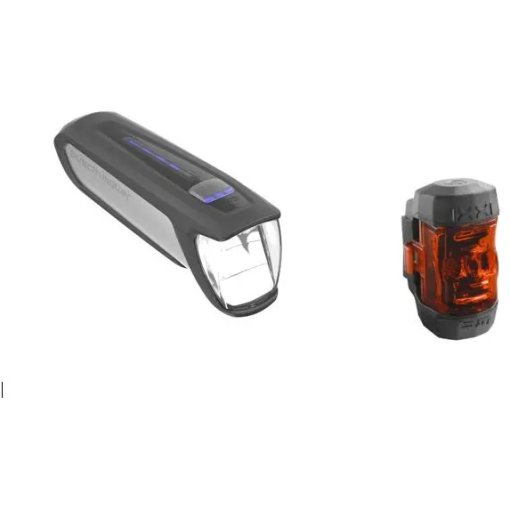 Immagine prodotto da Busch + Müller Luce Bici Anteriore - IXON Core 2 + Luce Bici Posteriore - IXXI LED Rücklicht - StVZO
