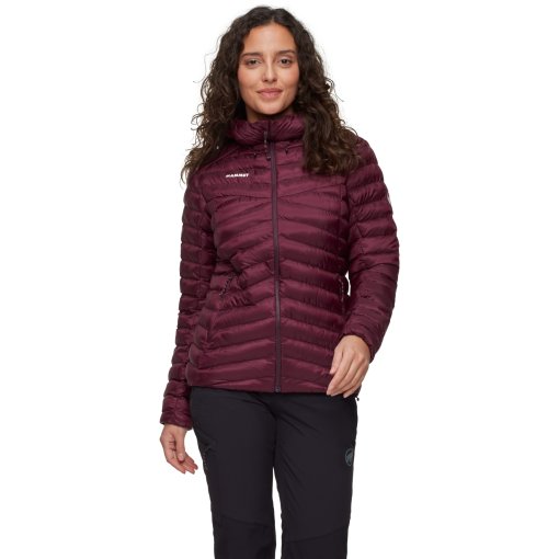 Photo produit de Mammut Veste Thermique à Capuche Femme - Albula - vin-black