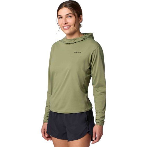 Picture of Marmot AirExchange UPF 50 Hoody Women - olive grove