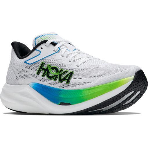 Picture of Hoka Rocket X 3 Shoes Unisex - frost / electric lime