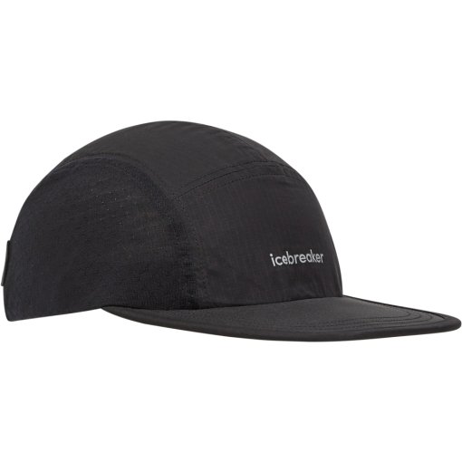 Foto de Icebreaker Shell+™ Cotton Windbreaker 5 Panel Gorra running - Black