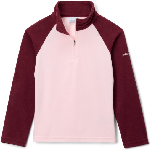 Immagine prodotto da Columbia Maglia a Maniche Lunghe Ragazza - Glacial Half Zip - Satin Pink/Rich Wine