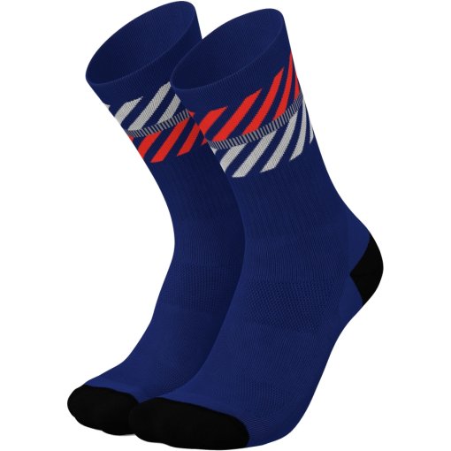 Photo produit de INCYLENCE Chaussettes - Merino Light Lanes - Navy Inferno