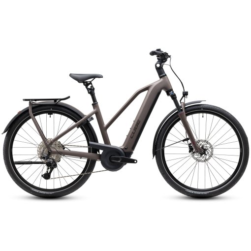 Kuva tuotteesta CUBE KATHMANDU HYBRID ONE 800 - Trapeze - Trekking-Sähköpyörä - 2027 - cedar / chrome