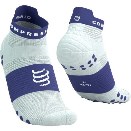 Produktbild von Compressport Pro Racing Kompressionssocken v4.0 Run Low - star white/orient blue