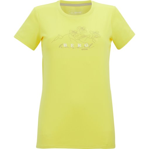 Photo produit de Regatta T-Shirt Femme - Fingal Slogan - Canary Yellow ZYP