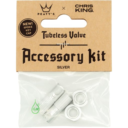 Immagine prodotto da Peaty&#039;s x Chris King Tubeless Valves Accessory Kit - MK2 - silver