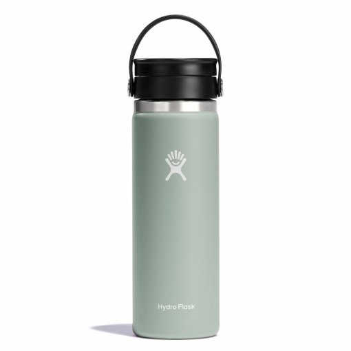 Foto de Hydro Flask Botella Térmica - 20oz Wide Mouth Coffee + Tapa Flex Sip - 591ml - Agave