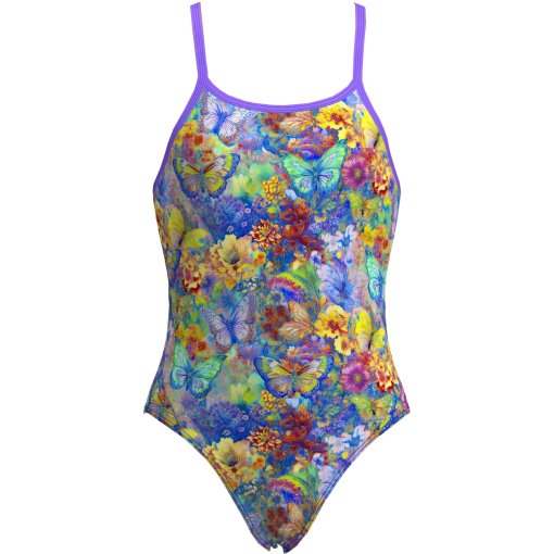 Produktbild von Funkita Diamond Back Eco Badeanzug Mädchen - Austin Flowers