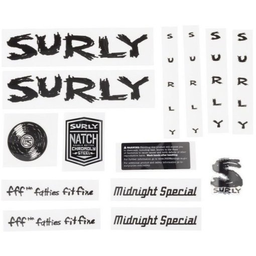 Slika izdelka Surly Midnight Special Decal Set - black