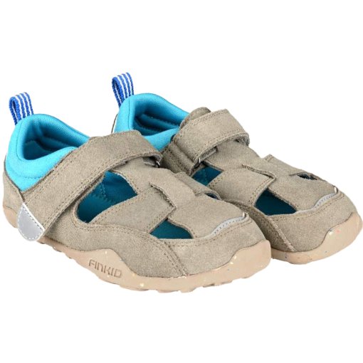 Foto de Finkid SUKKELA Sandalias descalzas para niños - vetiver/peacock