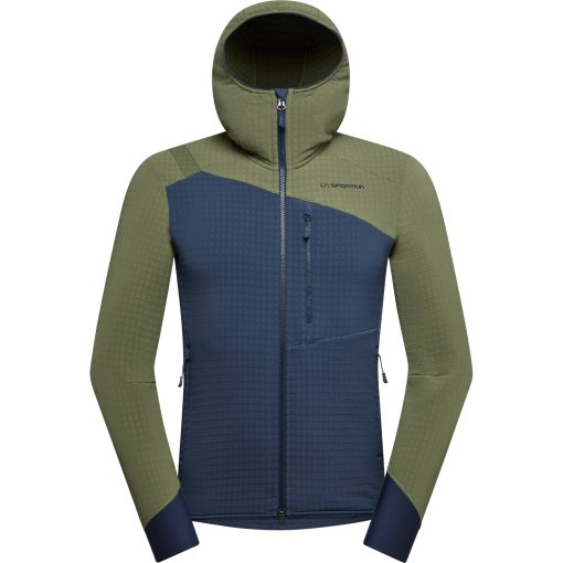 Billede af La Sportiva Bristen Termo-hættetrøje til herrer - Night Sky/Cypress